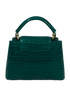 Capucines Mini, 7.990€, Bolso, Verde, Animal - Cocodrilo, Vista trasera